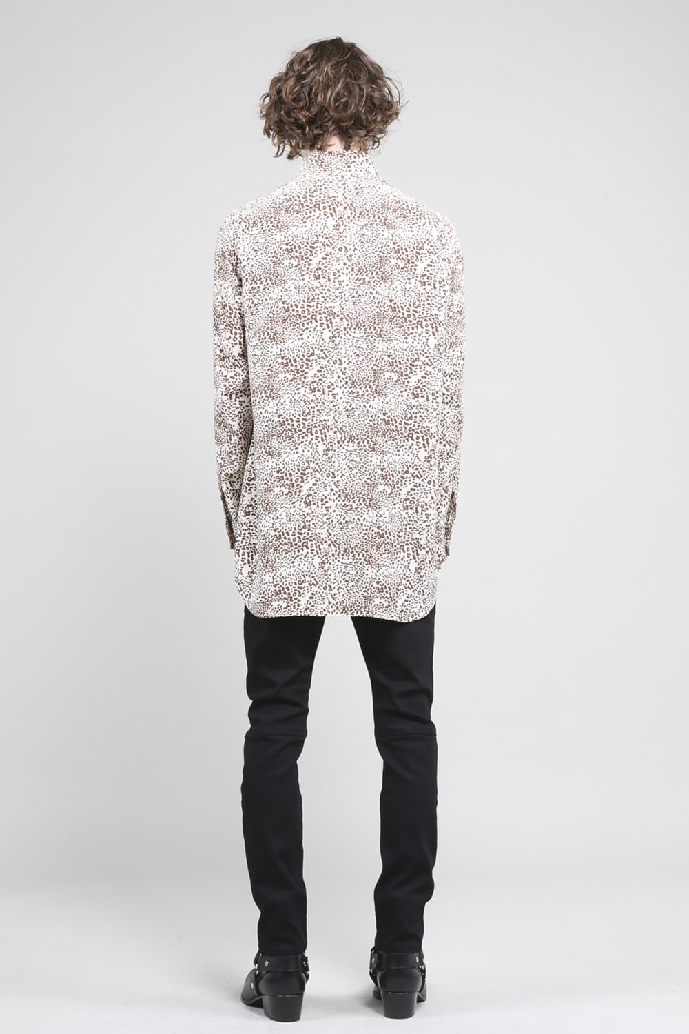 Leopard Shirt Ecru-Brown