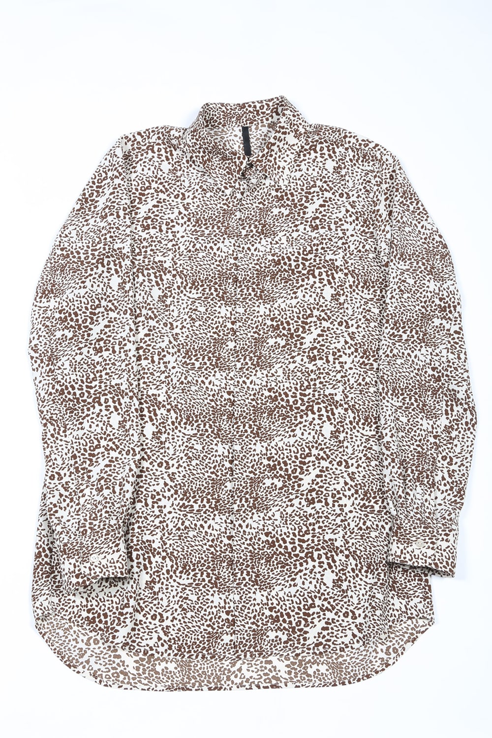 Leopard Shirt Ecru-Brown