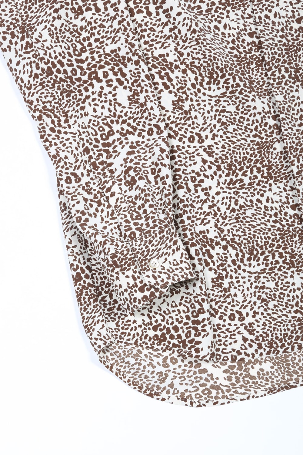 Leopard Shirt Ecru-Brown