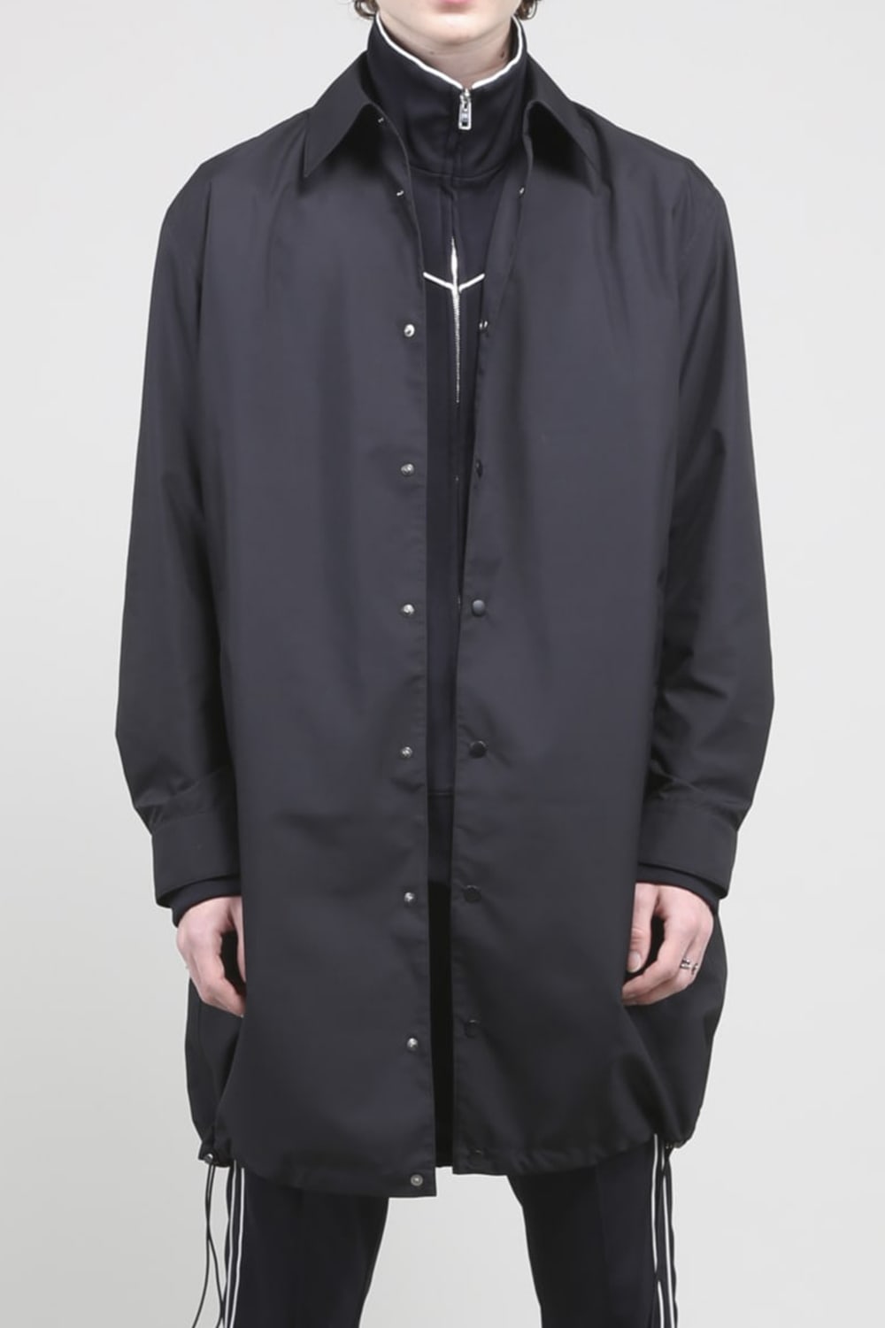 Long Coach Jacket Black