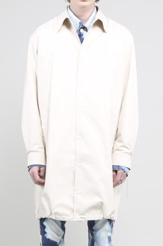 Long Coach Jacket Ivory