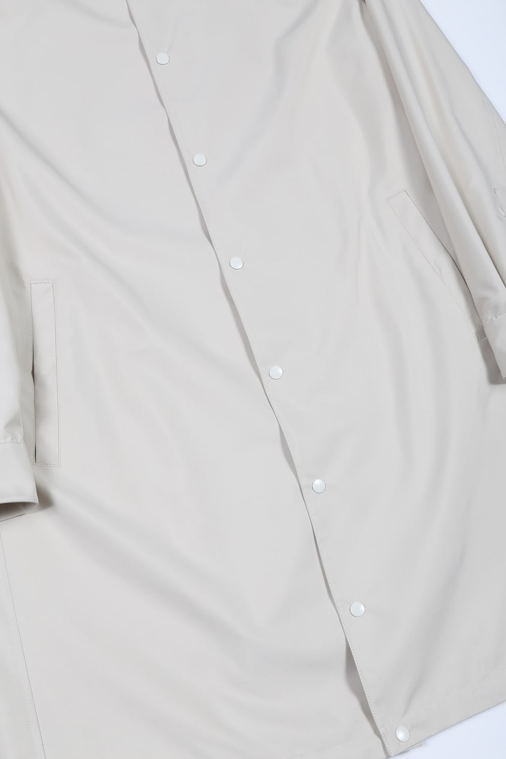 Long Coach Jacket Ivory