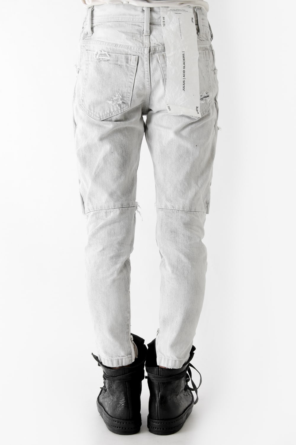 ARCHED DENIM PANTS