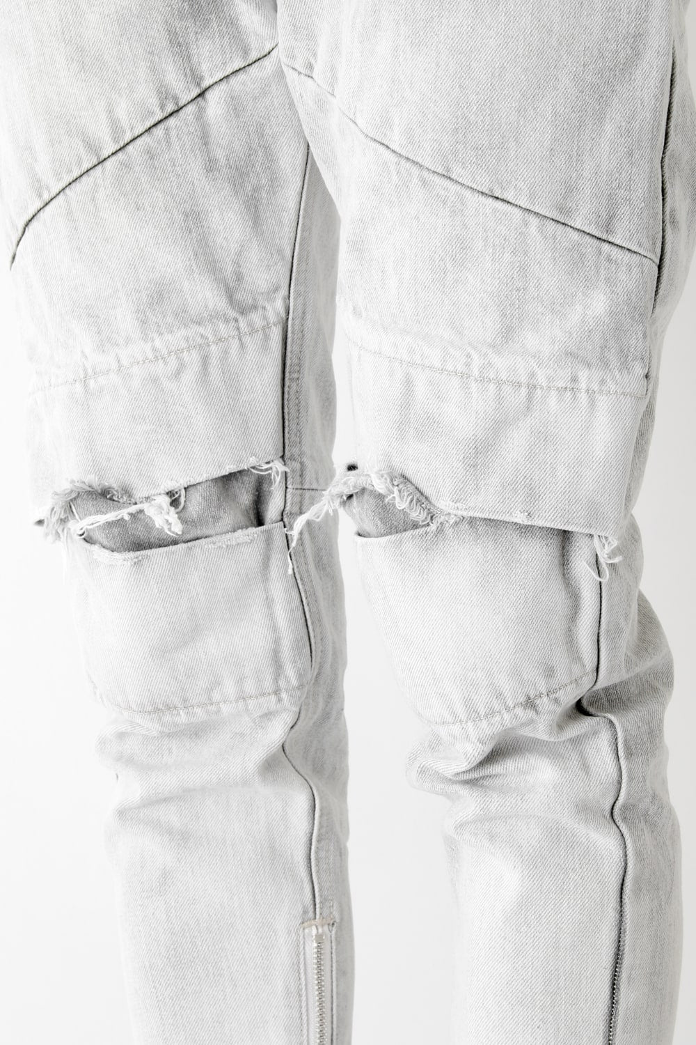 ARCHED DENIM PANTS