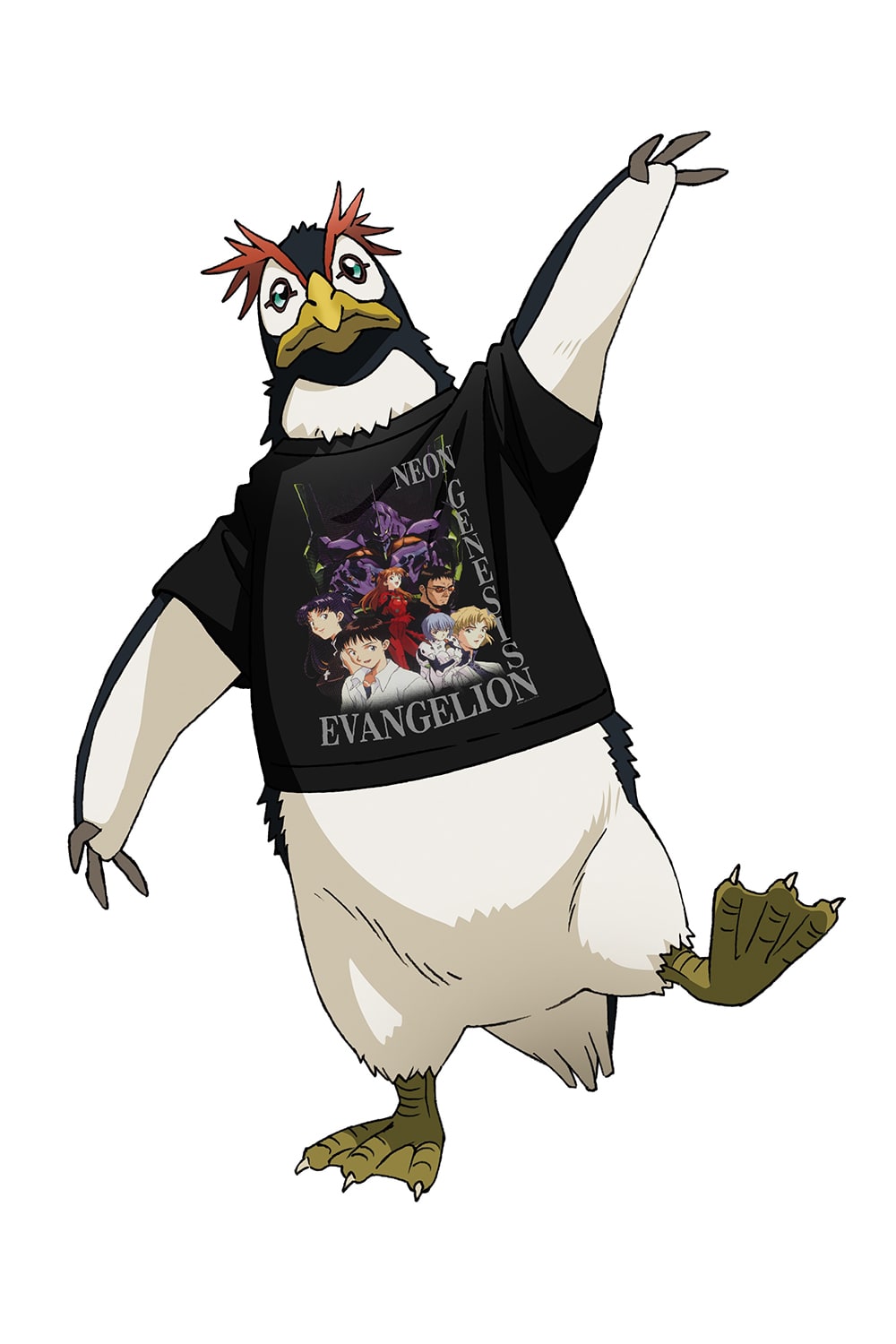 EVANGELION × SAINT Mxxxxxx SHINJI Short sleeve T-shirt