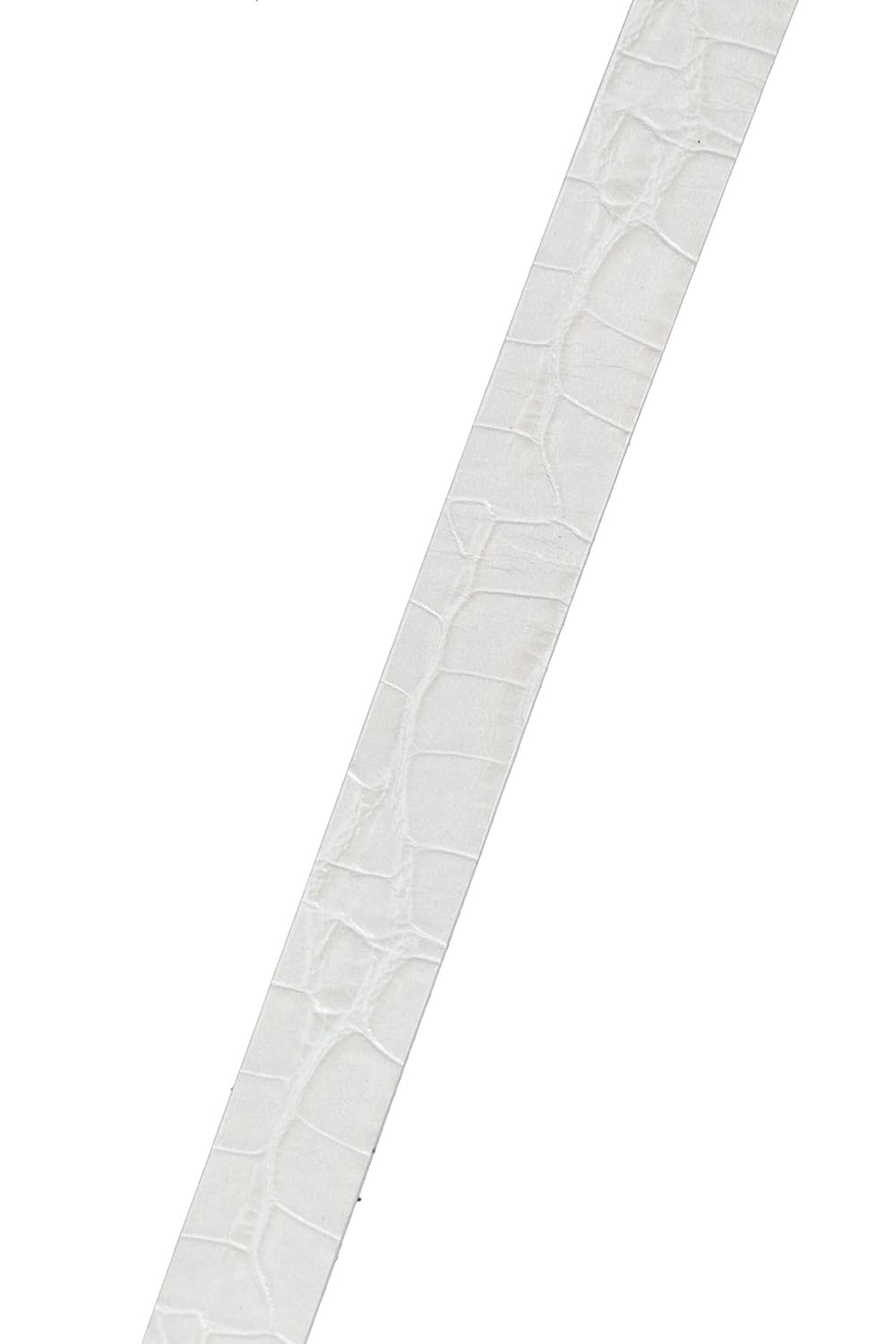 リバーシブル ナローベルト ホワイト × シルバー