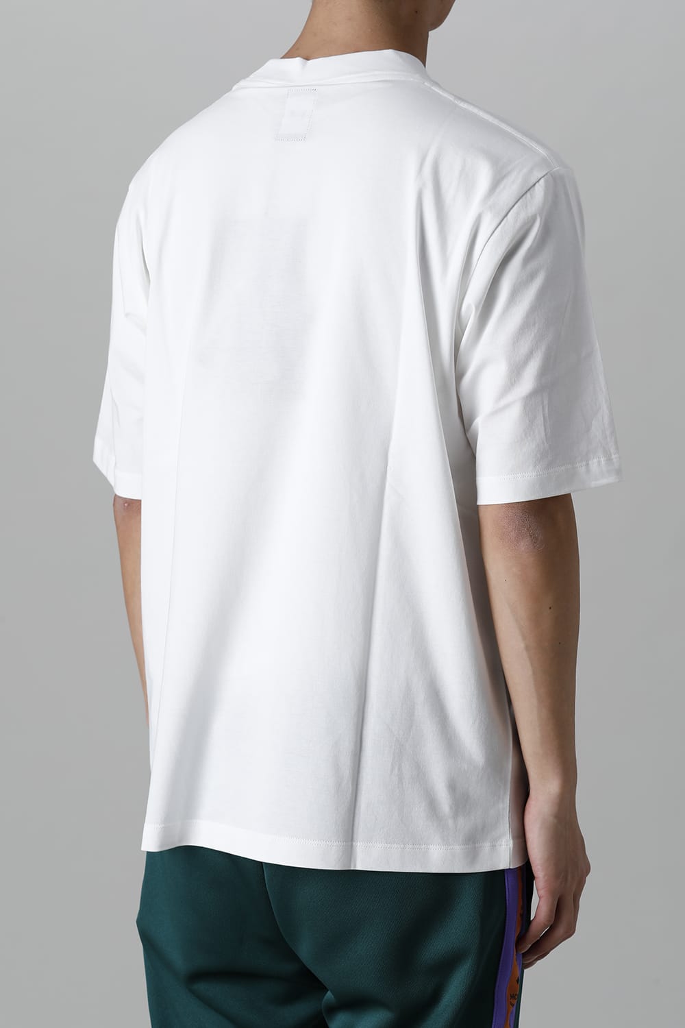 Mock neck Laurel Tee White