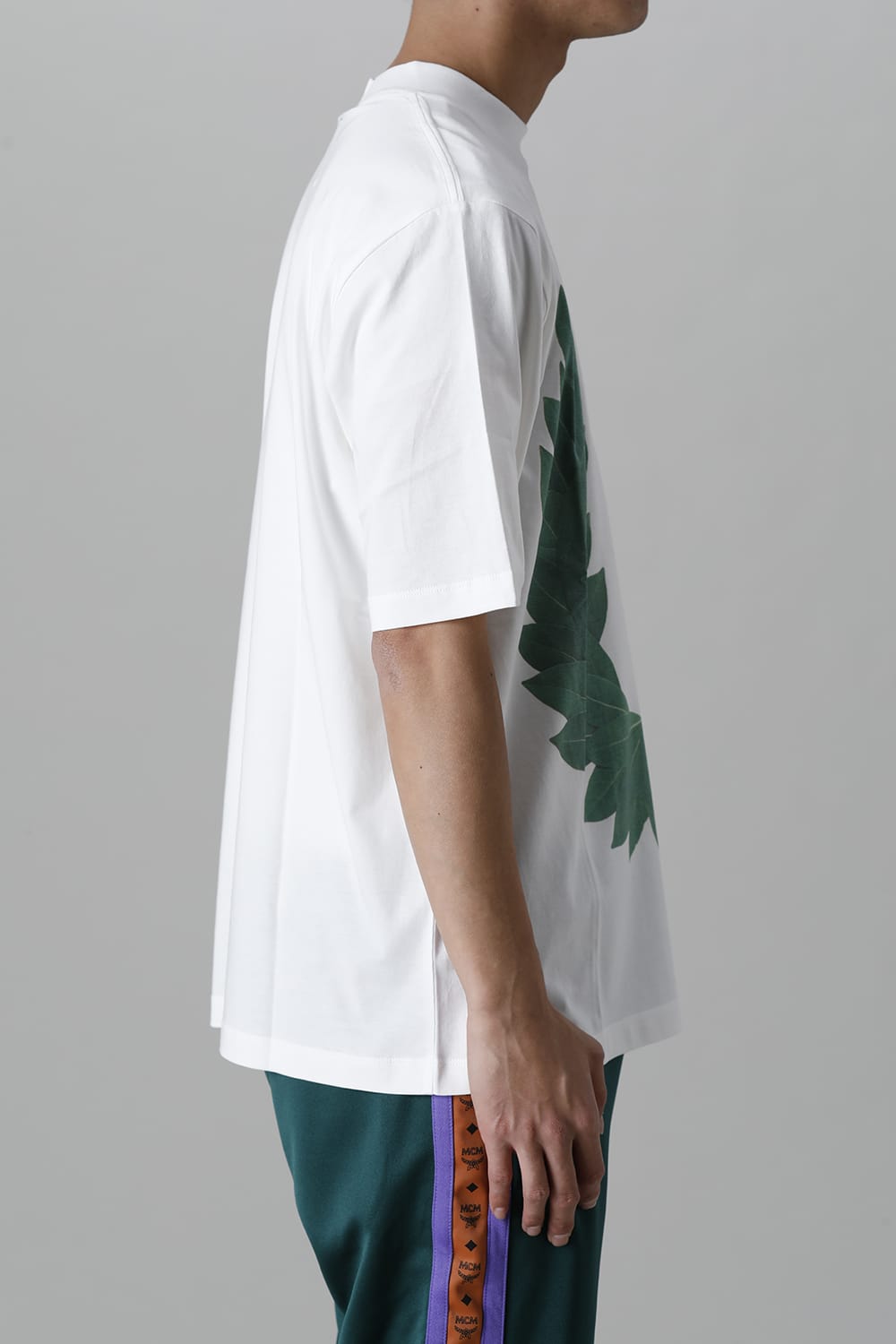 Mock neck Laurel Tee White