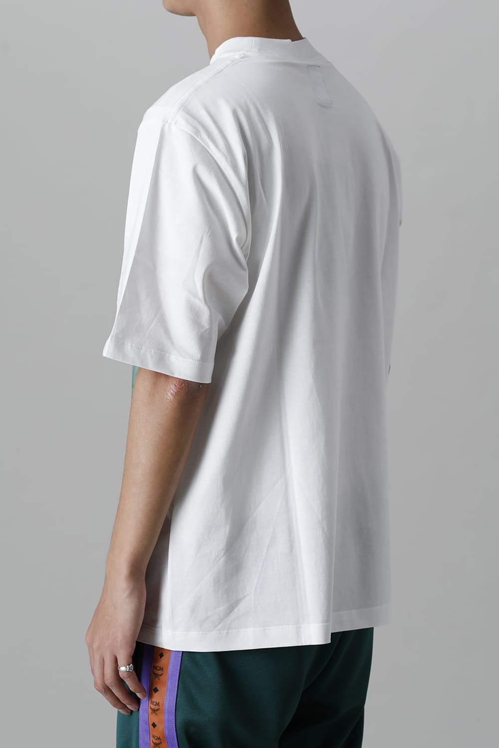 Mock neck Laurel Tee White