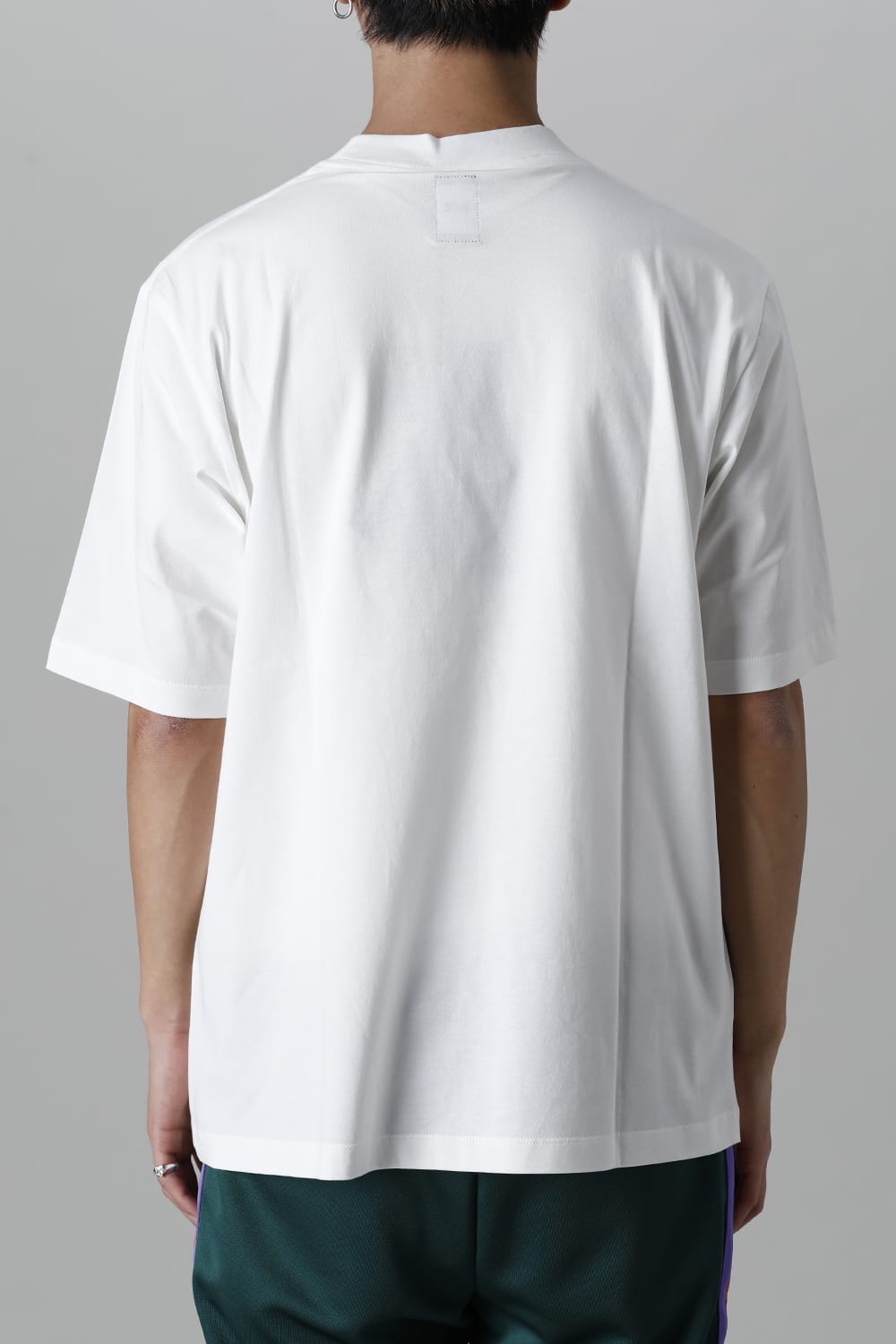 Mock neck Laurel Tee White