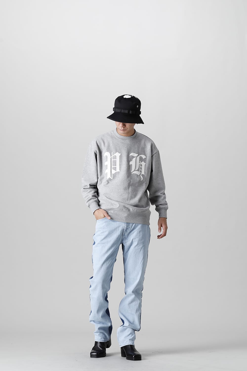 PH Crew neck Sweat shirt Gray