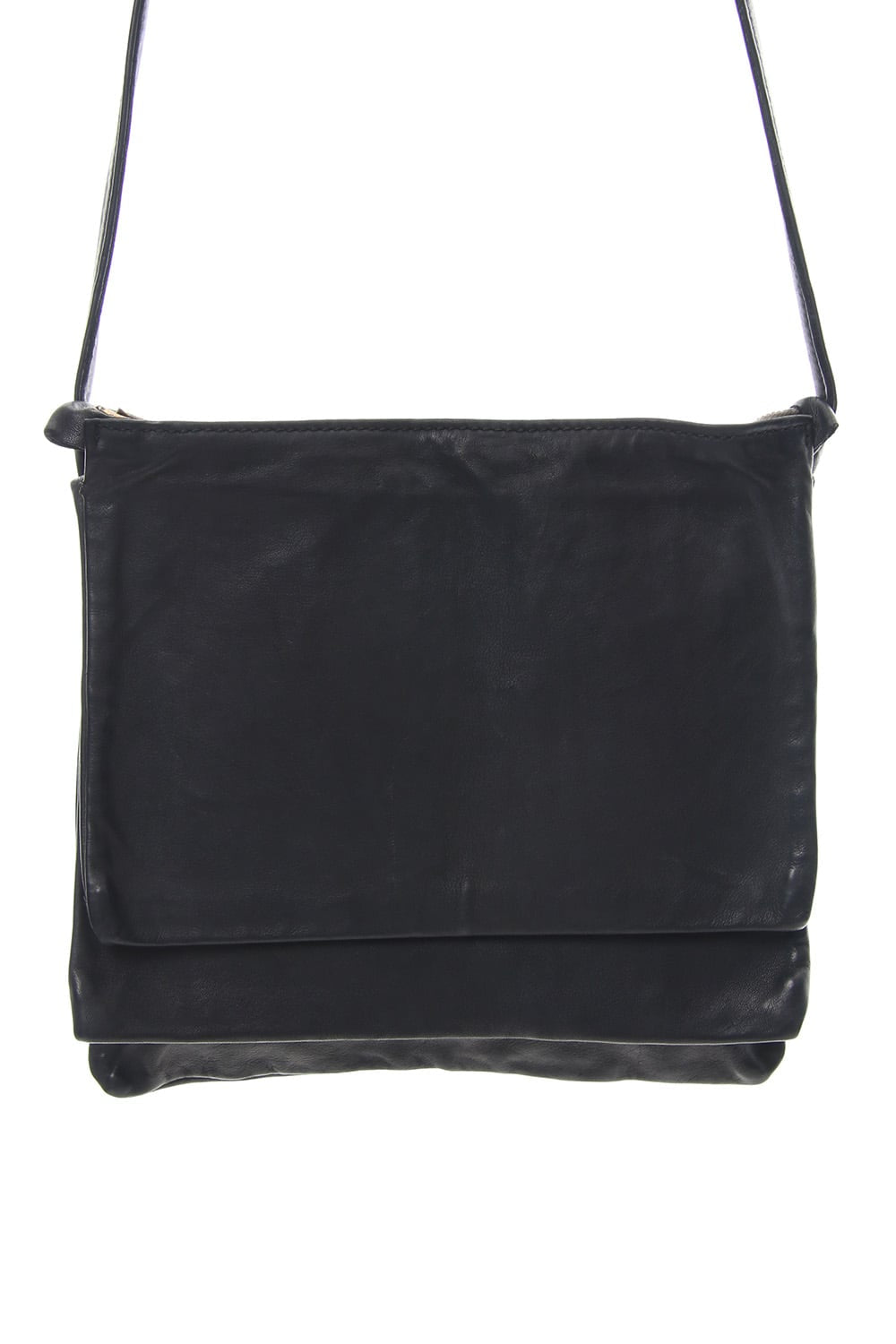 Leather Shoulder Bag Soft Kangaroo Full Grain Large 3 Pockets - PKT04M - GUIDI