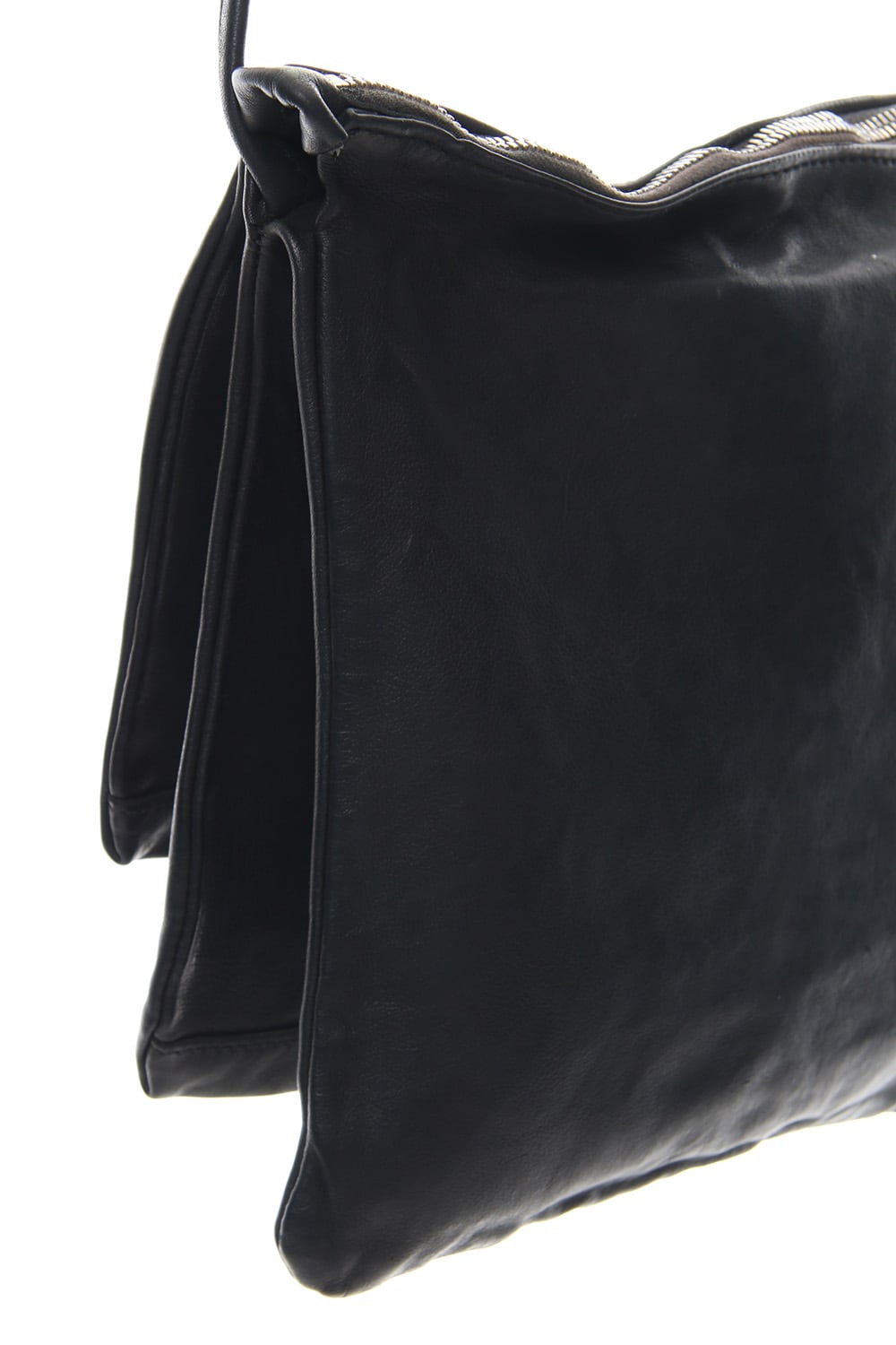 Leather Shoulder Bag Soft Kangaroo Full Grain Large 3 Pockets - PKT04M - GUIDI