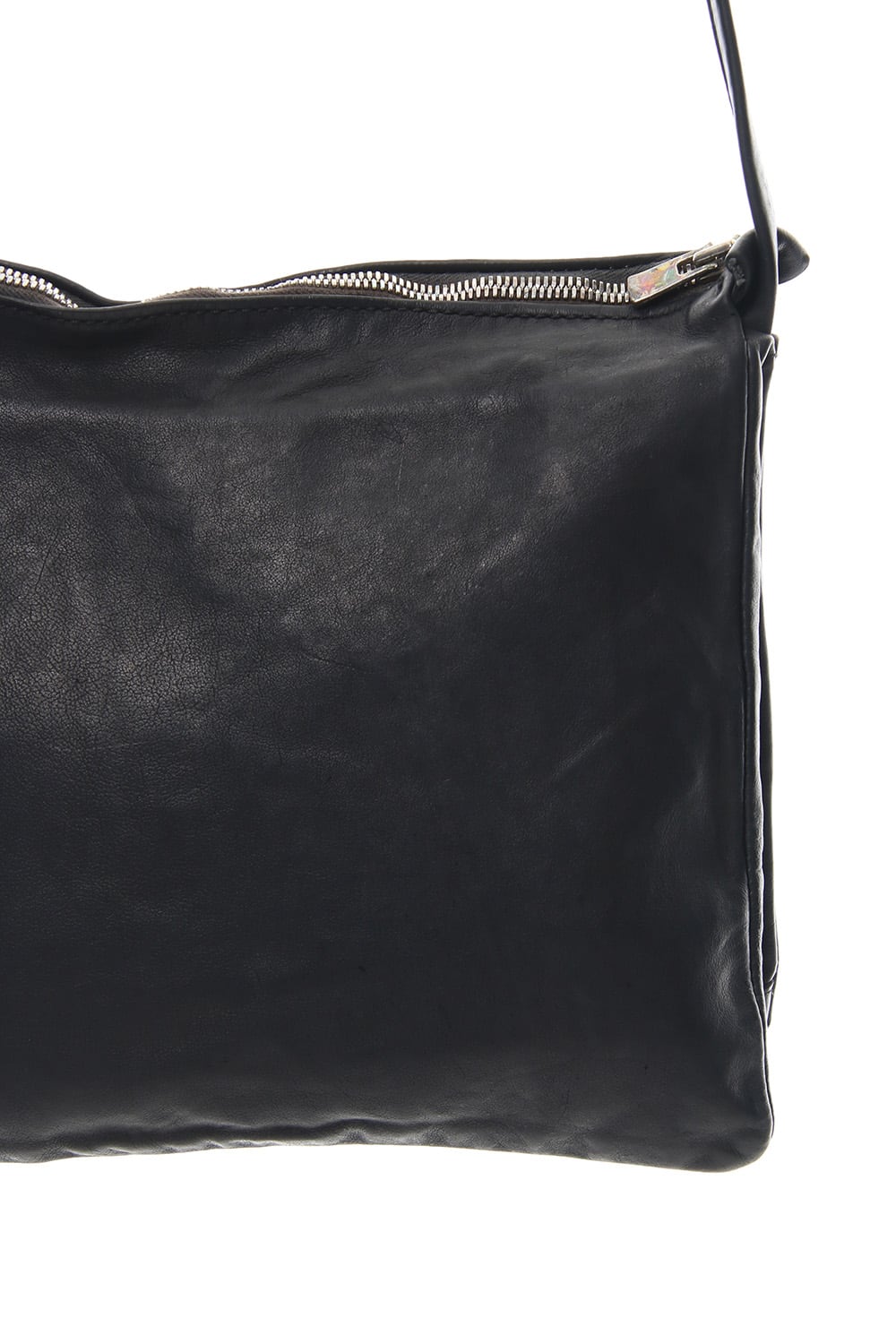 Leather Shoulder Bag Soft Kangaroo Full Grain Large 3 Pockets - PKT04M - GUIDI