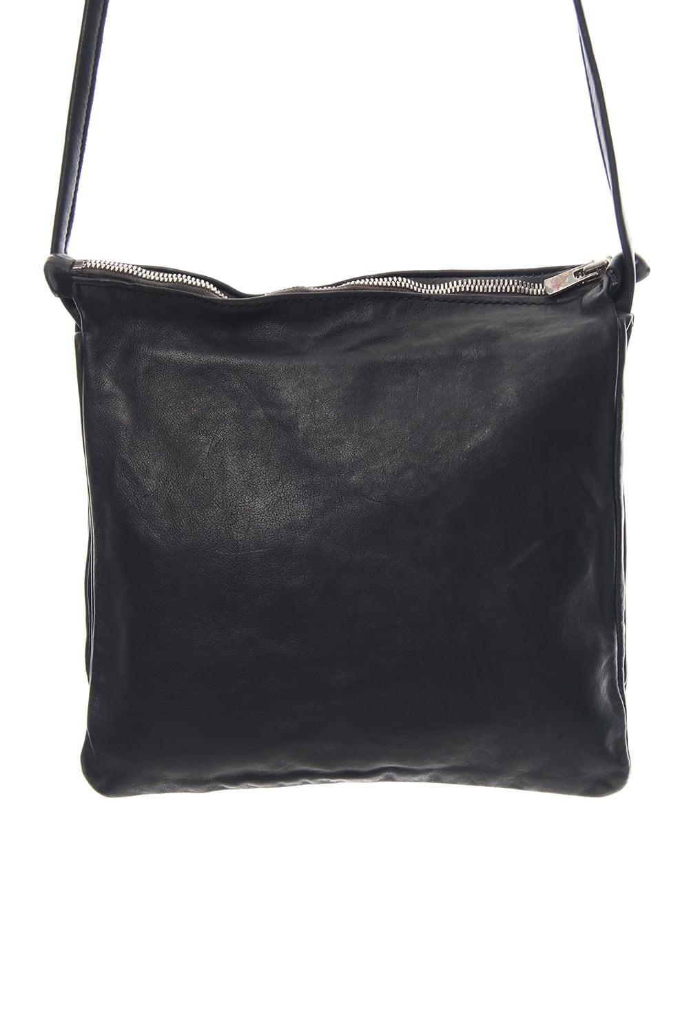 Leather Shoulder Bag Soft Kangaroo Full Grain Large 3 Pockets - PKT04M - GUIDI