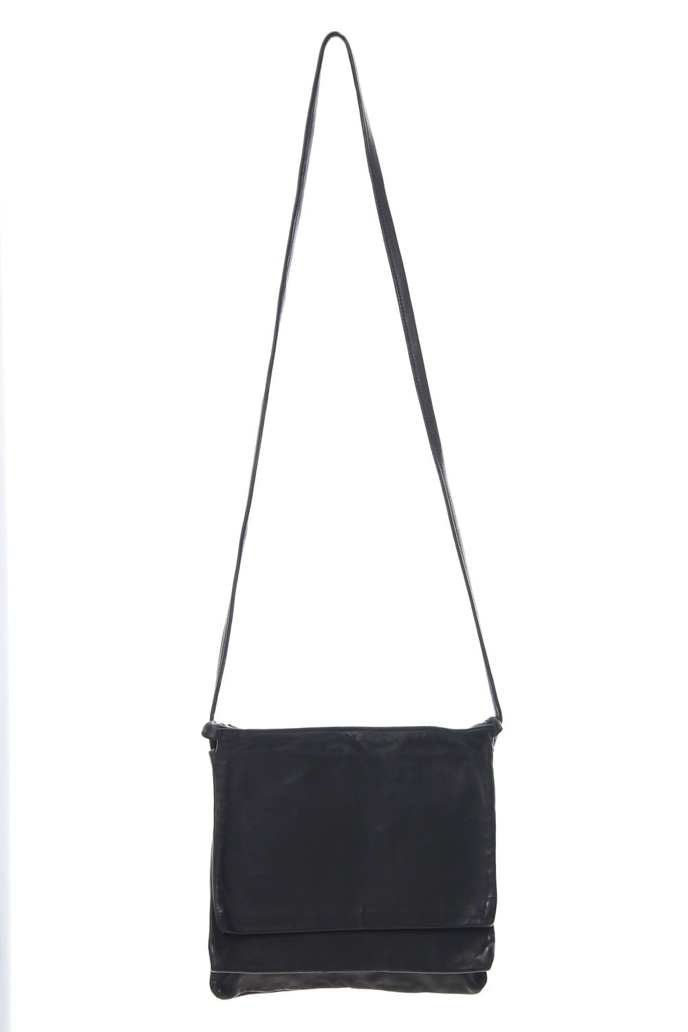 Leather Shoulder Bag Soft Kangaroo Full Grain Large 3 Pockets - PKT04M - GUIDI