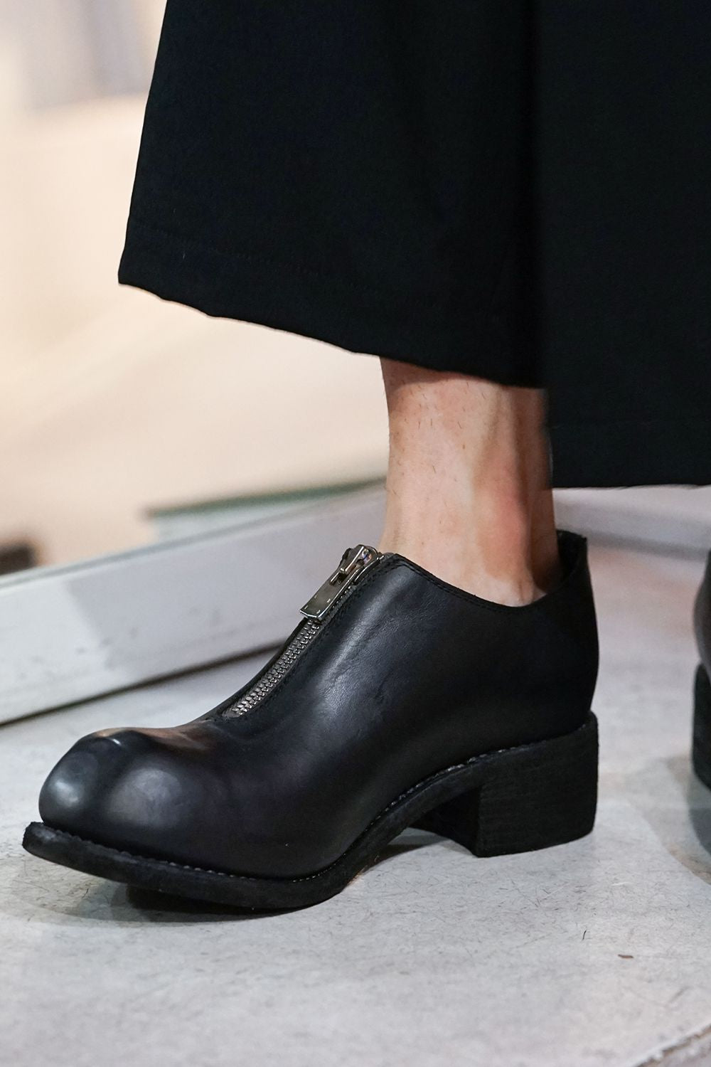 Orthopaedic Decollete Shoes Double Sole Horse Full Grain - PL0FZ