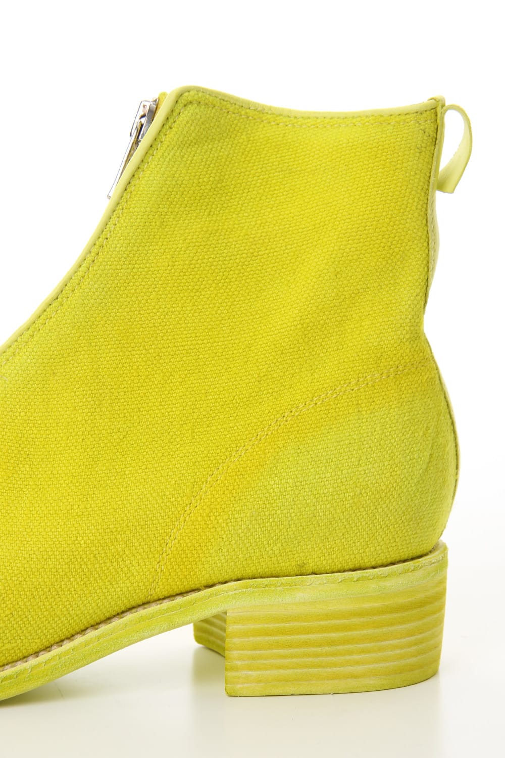 Front Zip Boots Double Sole - Linen - CO47T