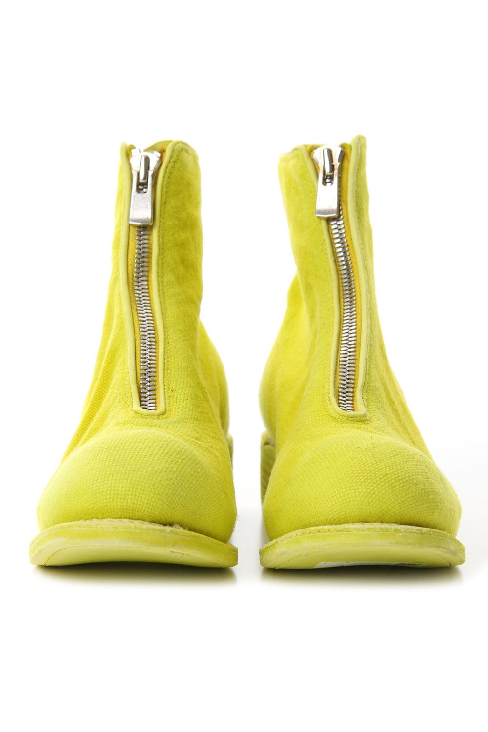 Front Zip Boots Double Sole - Linen - CO47T