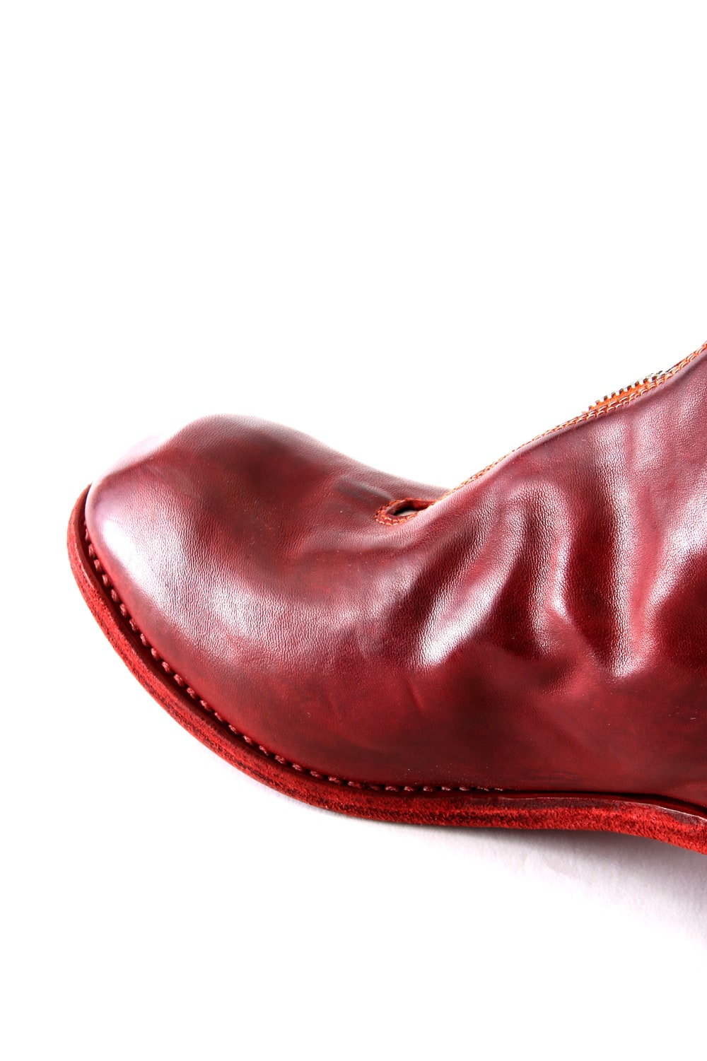 Front Zip Boots Double Sole - Horse Full Grain Leather