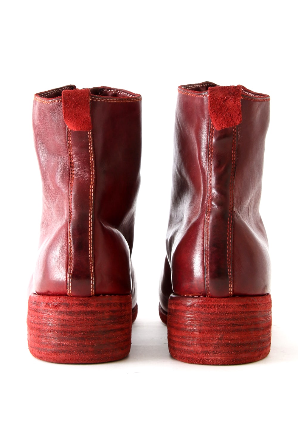 Front Zip Boots Double Sole - Horse Full Grain Leather