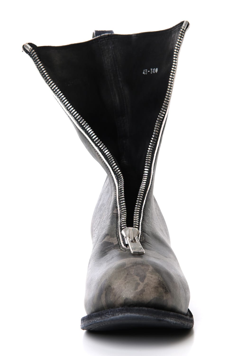 Limited Long Front Zip Boots - Horse Full Grain Leather - METRO