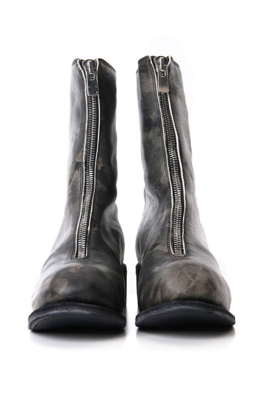 Limited Long Front Zip Boots - Horse Full Grain Leather - METRO