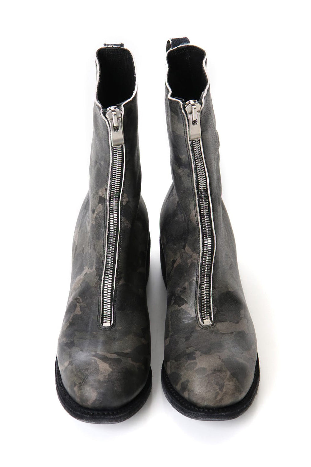 Limited Long Front Zip Boots - Horse Full Grain Leather - METRO