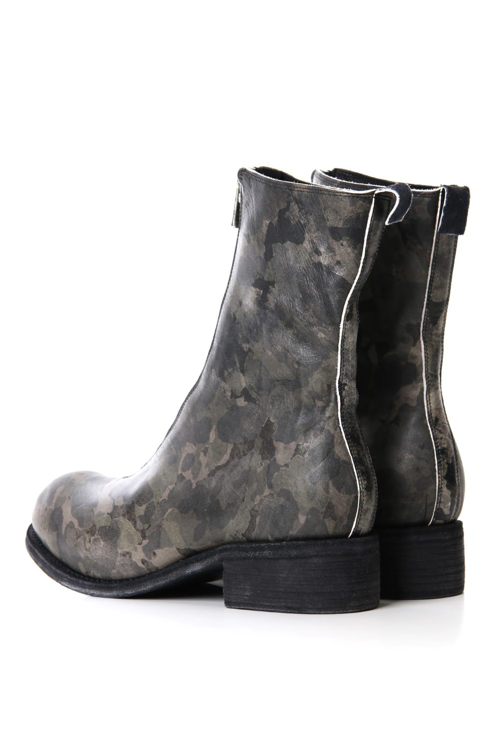 Limited Long Front Zip Boots - Horse Full Grain Leather - METRO