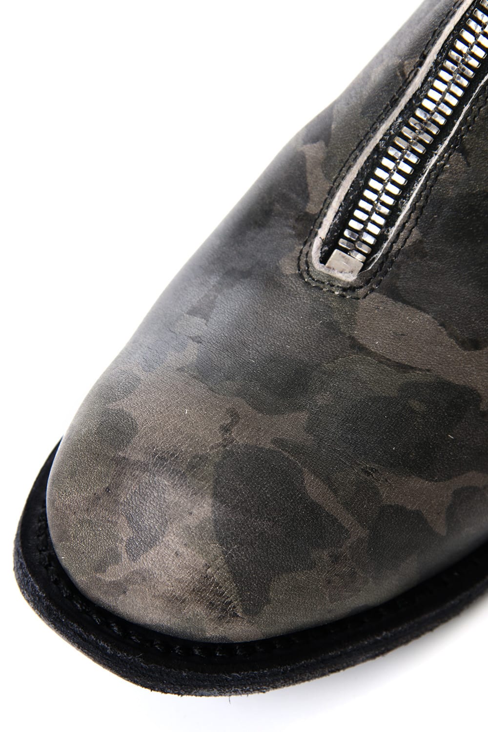 Limited Long Front Zip Boots - Horse Full Grain Leather - METRO