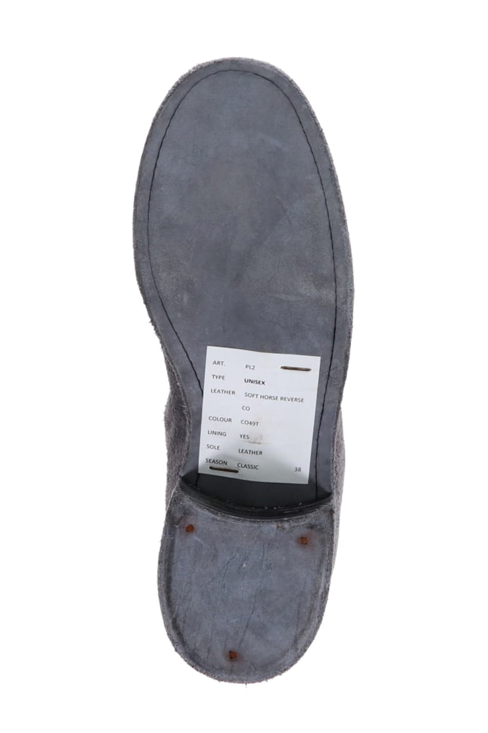 PL2 - ロング フロントジップ  ブーツ 