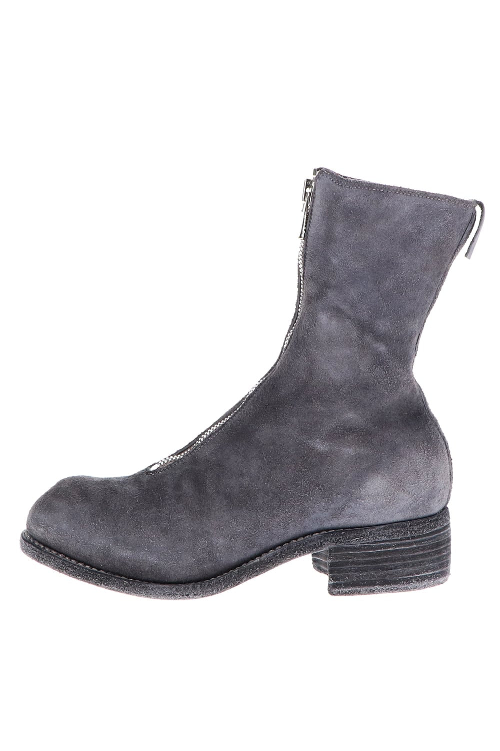 PL2 - ロング フロントジップ  ブーツ 