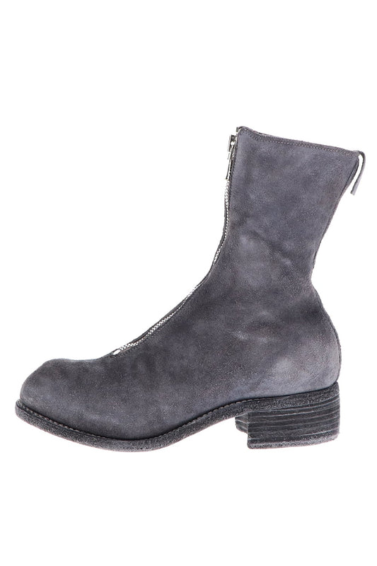 PL2 - ロング フロントジップ  ブーツ 