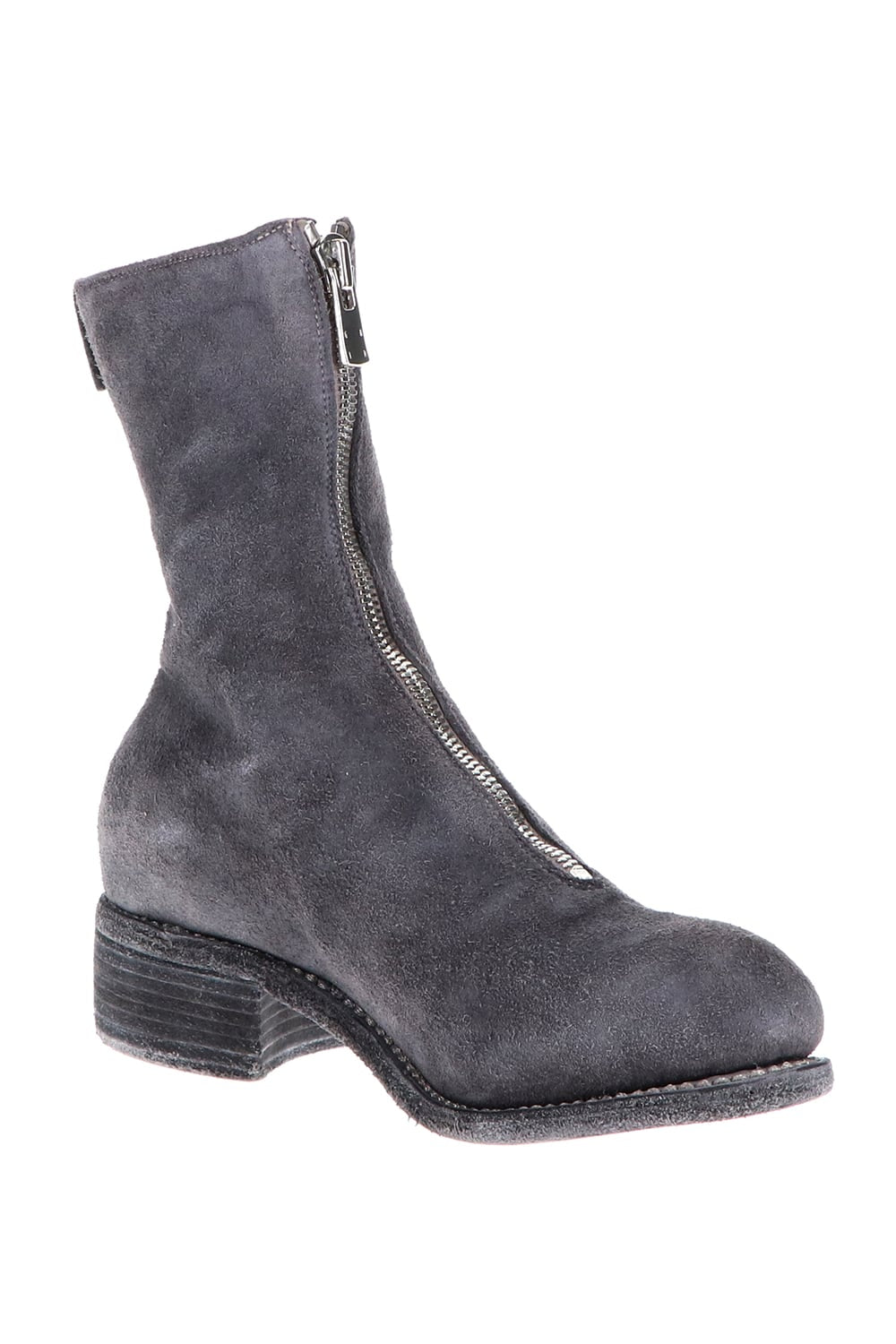 PL2 - ロング フロントジップ  ブーツ 