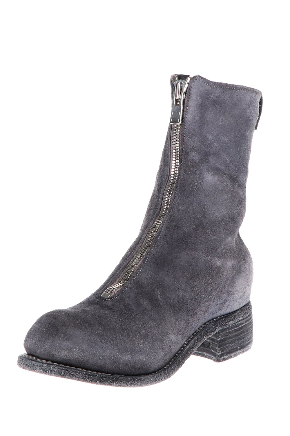 PL2 - ロング フロントジップ  ブーツ 