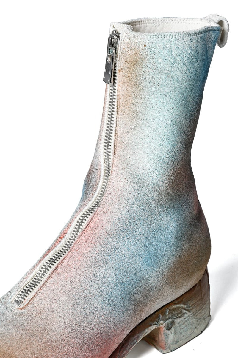 Limited Long Front Zip Boots - Horse Full Grain Leather - ART