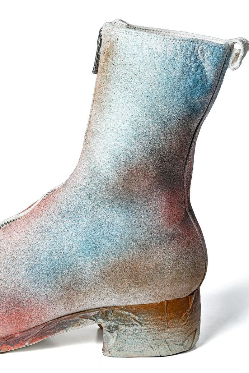 Limited Long Front Zip Boots - Horse Full Grain Leather - ART