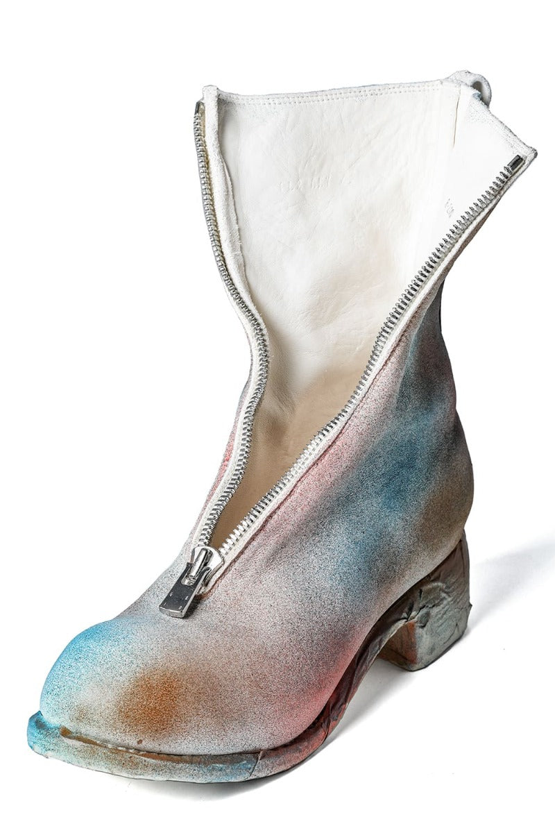 Limited Long Front Zip Boots - Horse Full Grain Leather - ART