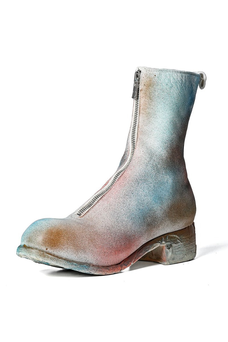 Limited Long Front Zip Boots - Horse Full Grain Leather - ART