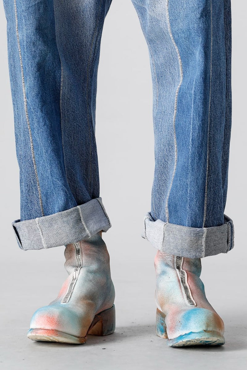 Limited Long Front Zip Boots - Horse Full Grain Leather - ART