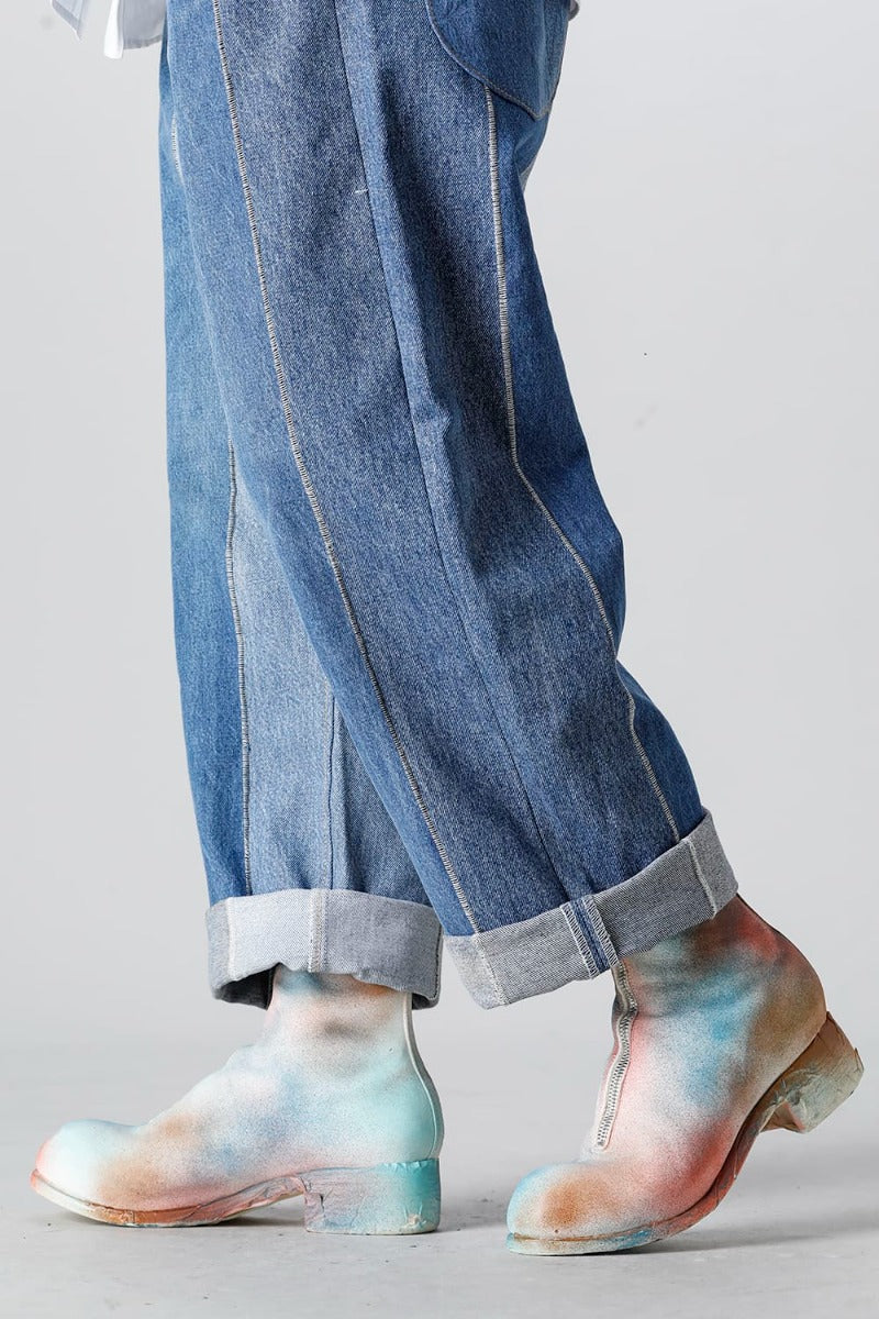 Limited Long Front Zip Boots - Horse Full Grain Leather - ART