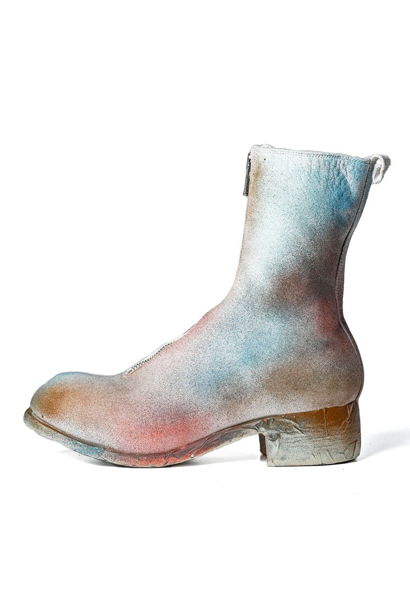 Limited Long Front Zip Boots - Horse Full Grain Leather - ART