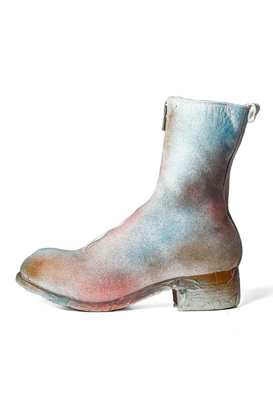 Limited Long Front Zip Boots - Horse Full Grain Leather - ART