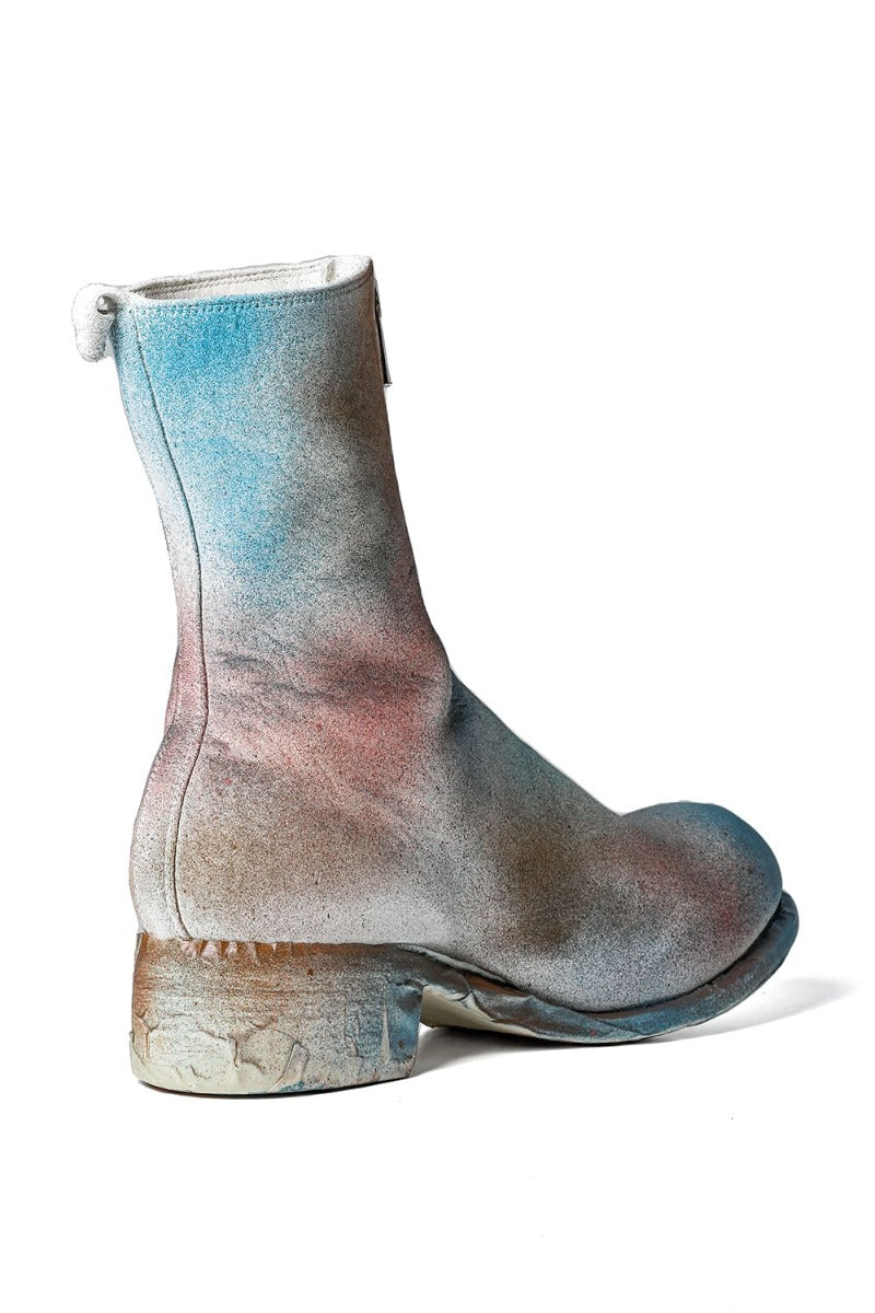 Limited Long Front Zip Boots - Horse Full Grain Leather - ART