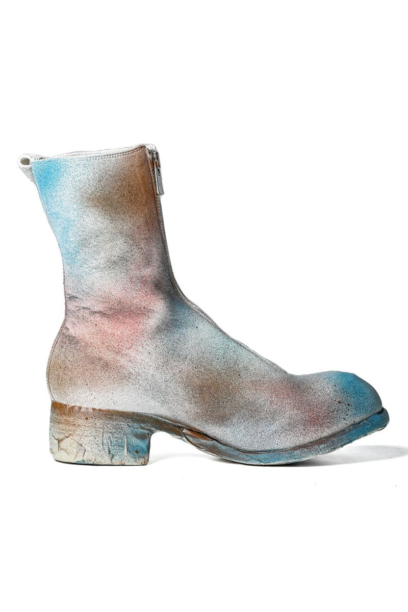 Limited Long Front Zip Boots - Horse Full Grain Leather - ART