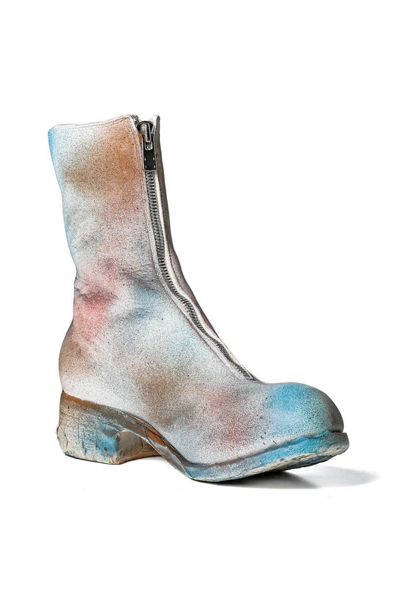 Limited Long Front Zip Boots - Horse Full Grain Leather - ART