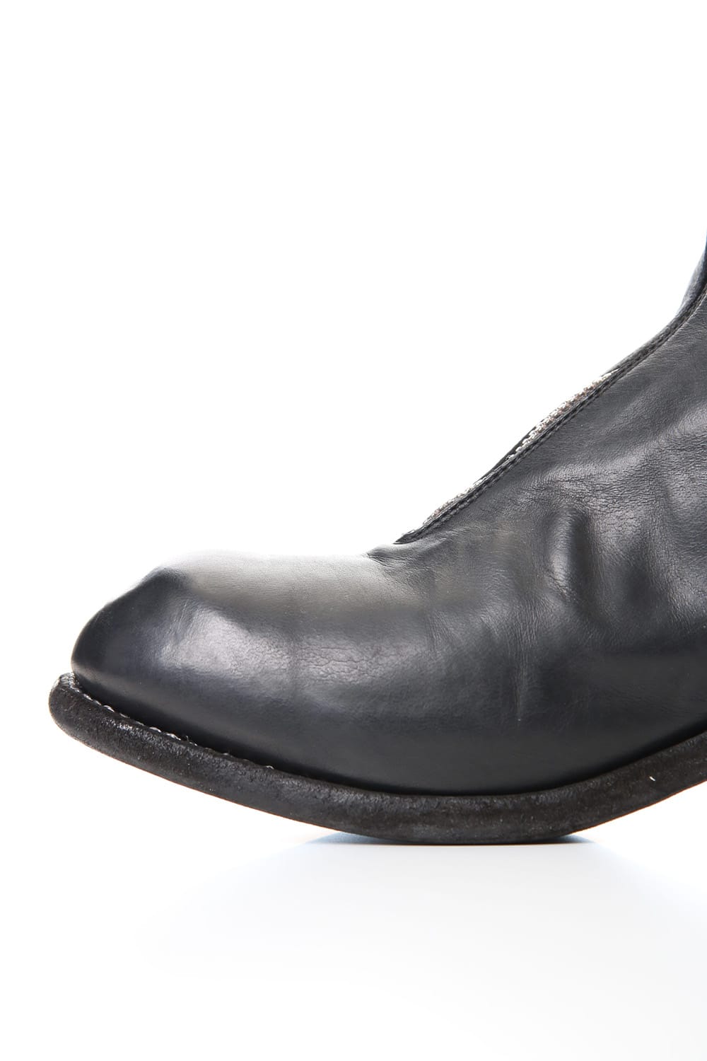 Super Long Front Zip Boots - Soft Horse Full Grain Leather - PL9