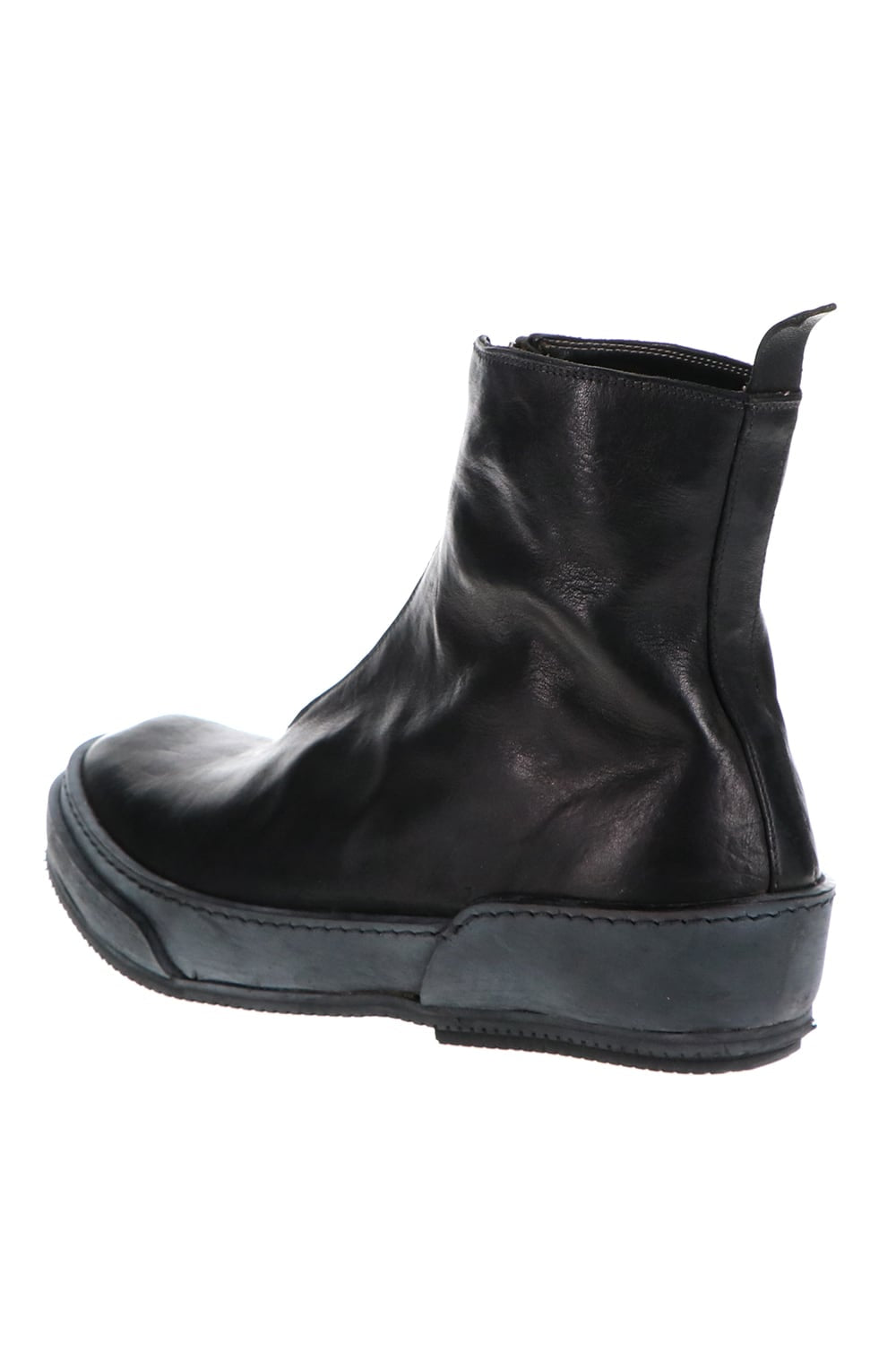 Soft Horse Full Grain Lined Front Zip Boots Black - PLS