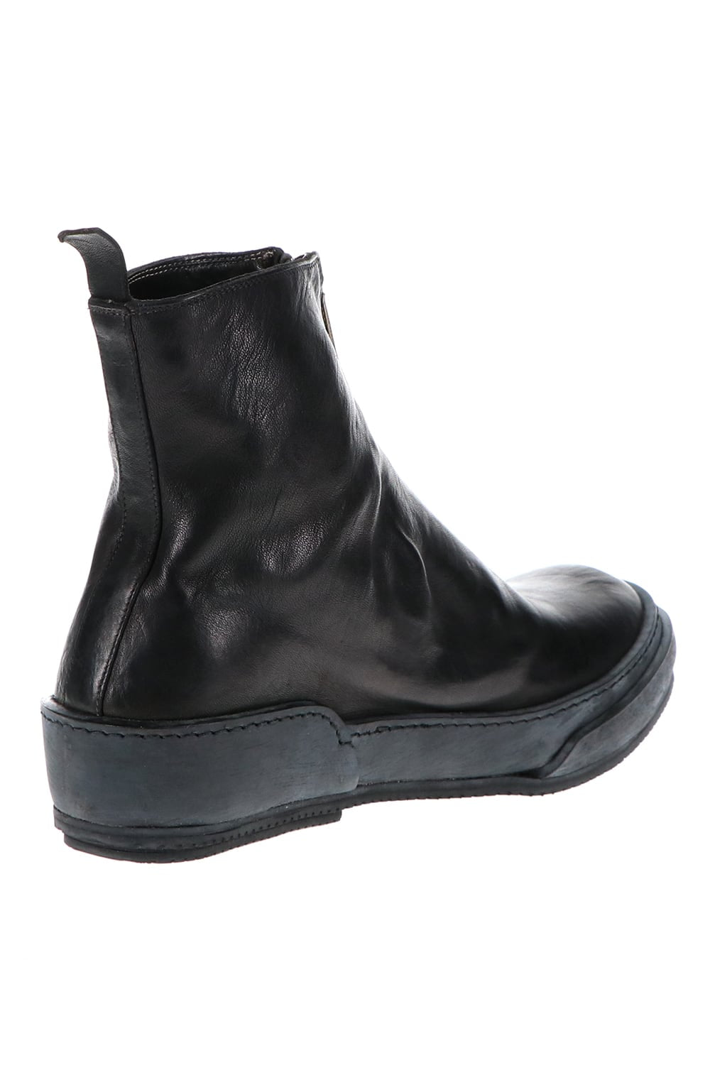 Soft Horse Full Grain Lined Front Zip Boots Black - PLS