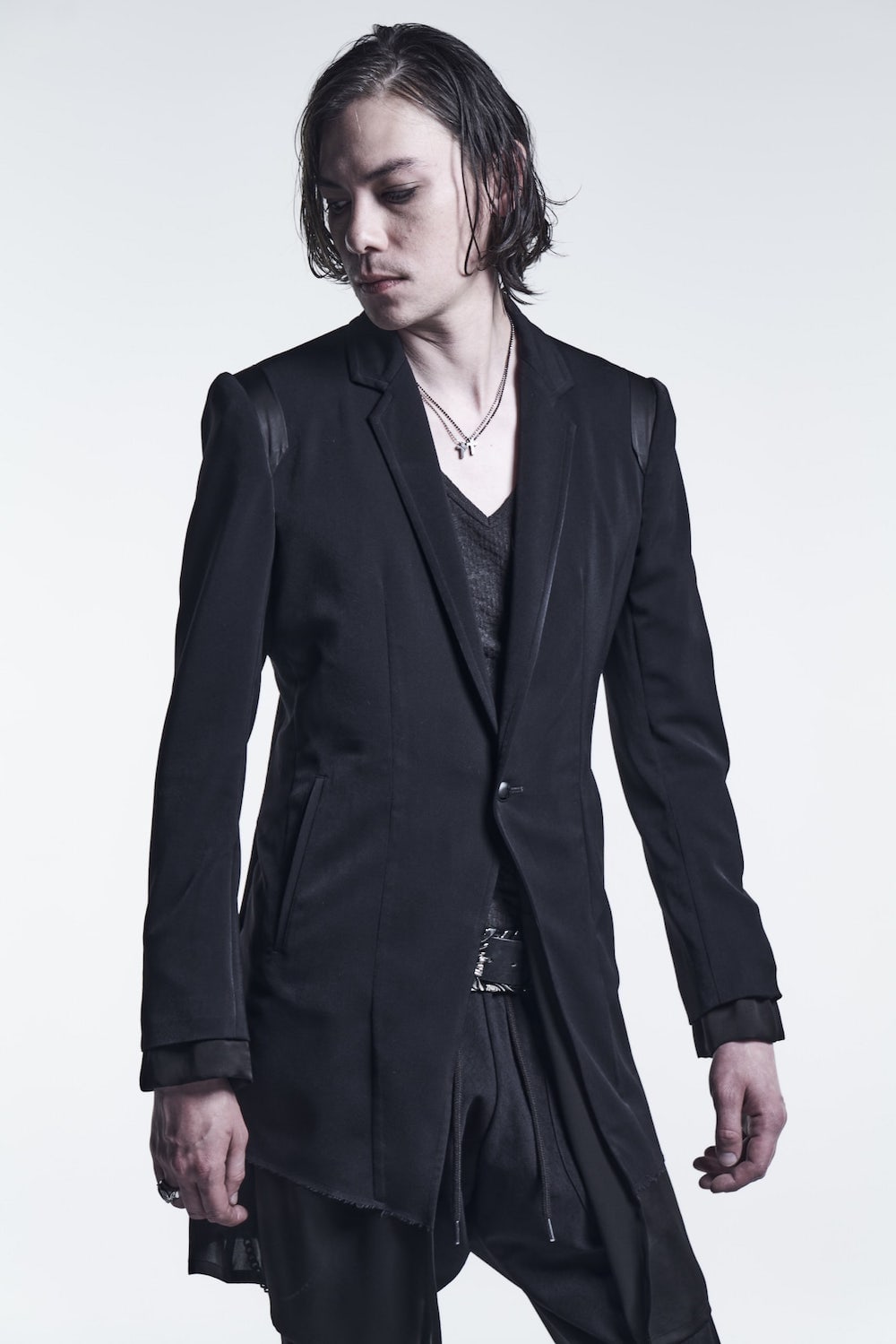 Layered Jacket Black